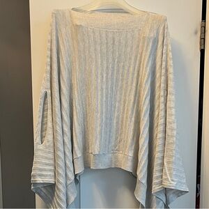 Lululemon Athletica Heather Gray Knit Poncho